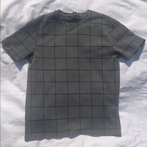 Grey t-shirt w/ black lines from Forever 21 Men.